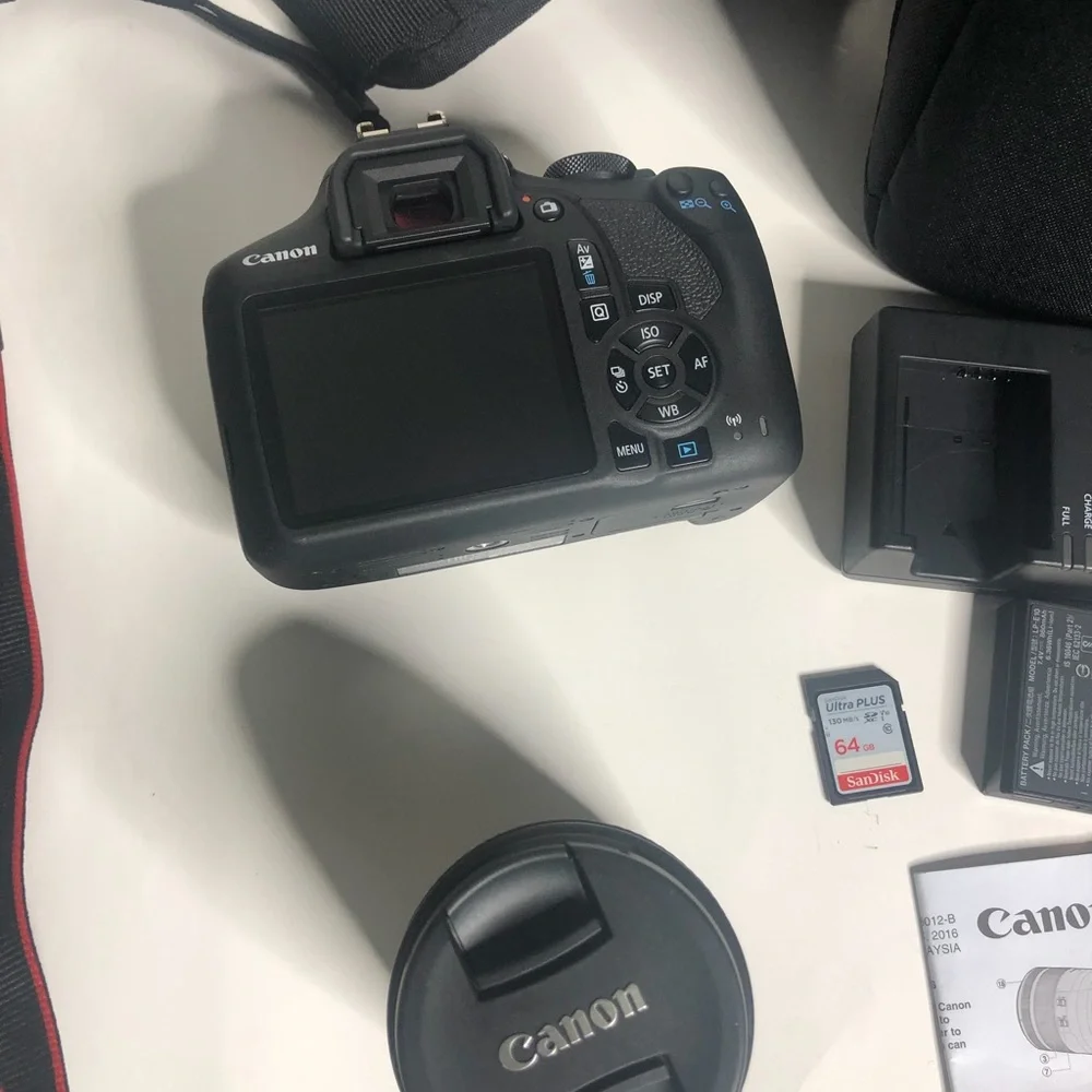 Canon EOS Rebel T7 DSLR Camera with 18-55mm Lens! 24.1 mega pixels!! Camera